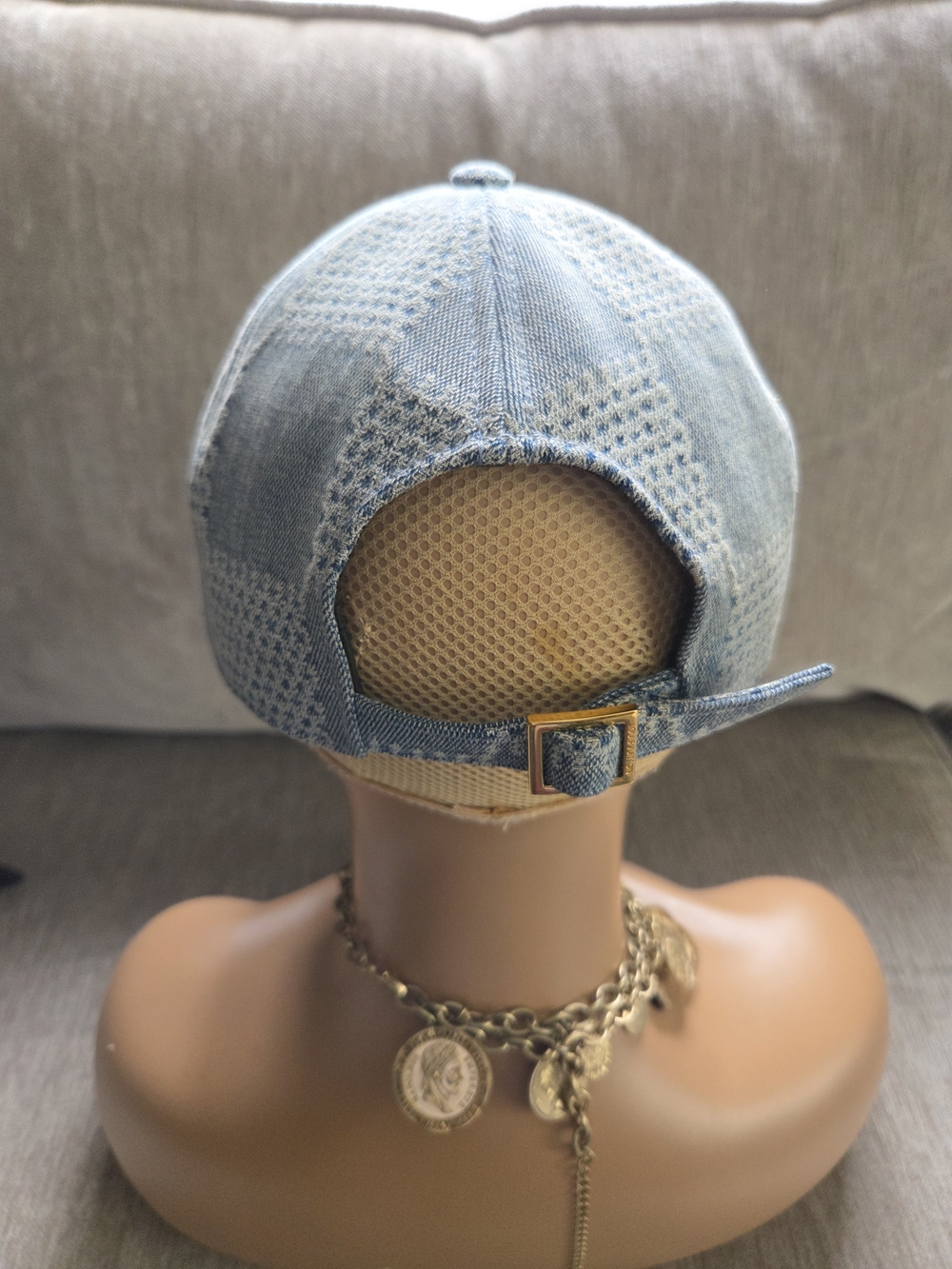 Louis Vuitton  Damier Denim 3D Cap - Picture 5 of 8